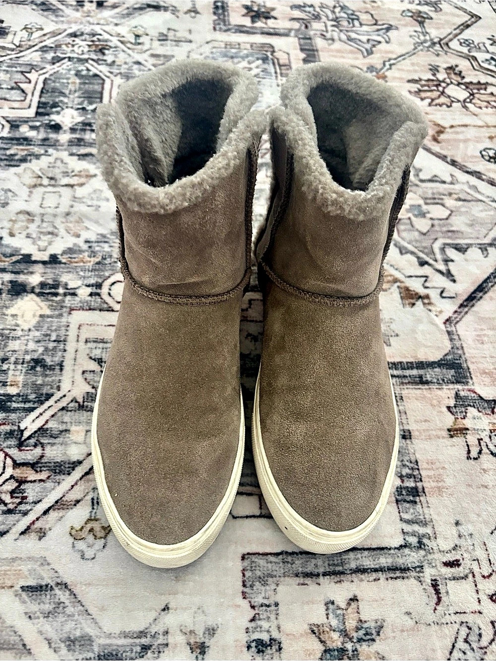 UGG Kendra Sneaker Ankle Boots Brown US 7
